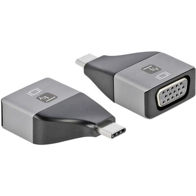 Techly IADAP USBC-VGAC USB-Grafikadapter - 1920 x 1200 - Schwarz, Silber Techly IADAP USBC-VGAC USB-Grafikadapter - 1920 x 1200 - Schwarz, Silber