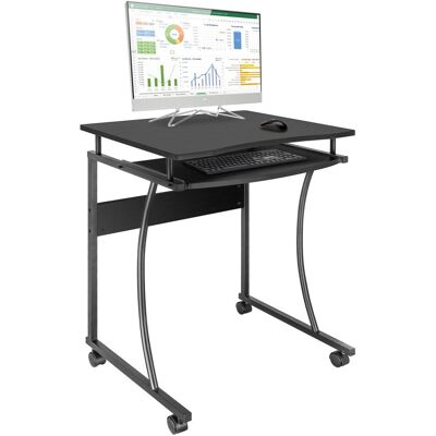 Techly Kompakte Schreibtisch mit ausziehbarer Tastaturablage Techly Kompakte Schreibtisch mit ausziehbarer Tastaturablage