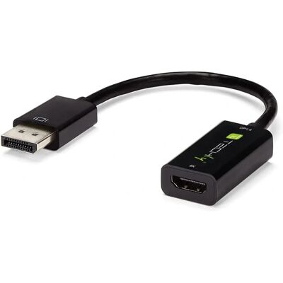 Adaptateur DisplayPort à HDMI Techly - 8K 30Hz - Noir - Publicité Adaptateur DisplayPort à HDMI Techly - 8K 30Hz - Noir - Publicité