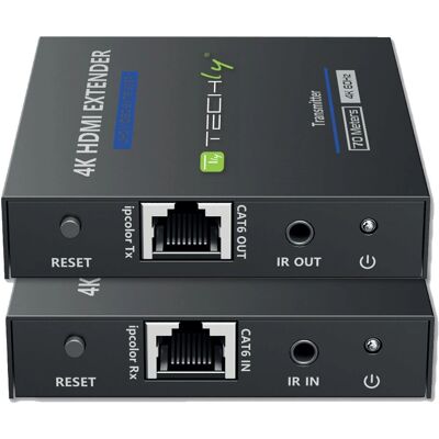 Estensore HDMI Techly - 4K@60Hz, IR, HDR10 - AV Extender Estensore HDMI Techly - 4K@60Hz, IR, HDR10 - AV Extender