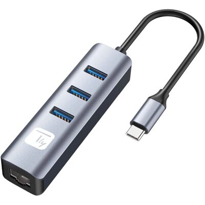 Techly IDATA USB-ETGIGA3CA Dock pour ordinateur portable - RJ45 Ethernet USB-C - 3 Ports USB 3.0 - Publicité Techly IDATA USB-ETGIGA3CA Dock pour ordinateur portable - RJ45 Ethernet USB-C - 3 Ports USB 3.0 - Publicité