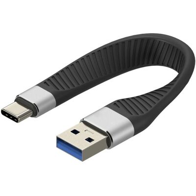 Techly ICOC-USBC-FL-U322 USB Kabel - 10Gbps - Schwarz Techly ICOC-USBC-FL-U322 USB Kabel - 10Gbps - Schwarz