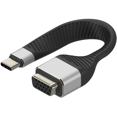 Techly USB-C auf VGA Adapter - 11,95cm - Video & Daten Techly USB-C auf VGA Adapter - 11,95cm - Video & Daten