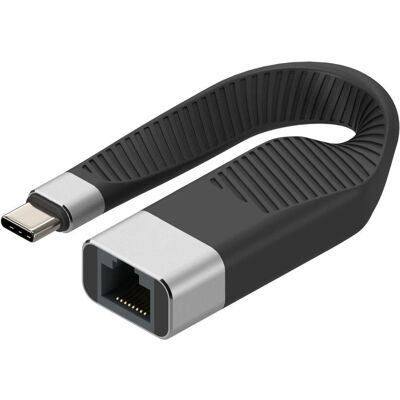 Techly USB-C to RJ45 Gigabit Ethernet Adapter - 14.4cm Techly USB-C to RJ45 Gigabit Ethernet Adapter - 14.4cm