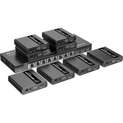 Techly - IDATA EX-HL81TYP - Noir - HDMI - Extendeur vidéo - Publicité Techly - IDATA EX-HL81TYP - Noir - HDMI - Extendeur vidéo - Publicité
