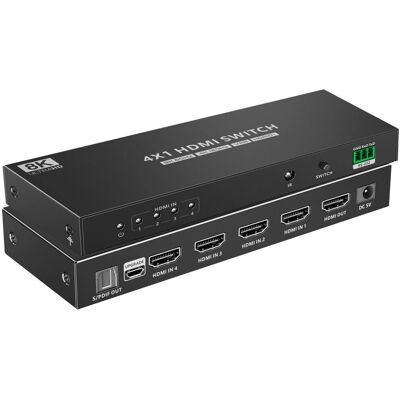 Techly IDATA-HDMI-2148KT Commutateur vidéo Techly IDATA-HDMI-2148KT Commutateur vidéo