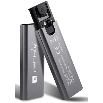 Techly USB-C NVMe/SATA M.2 SSD-Gehäuse Techly USB-C NVMe/SATA M.2 SSD-Gehäuse