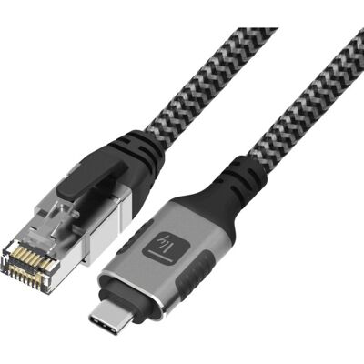 Câble Ethernet Gigabit USB-C Techly - 3m - Publicité Câble Ethernet Gigabit USB-C Techly - 3m - Publicité