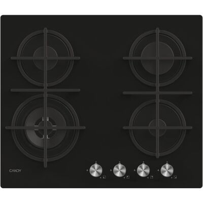 Candy CDK6GF4WEKB - Noir - Plaque de cuisson gaz Candy CDK6GF4WEKB - Noir - Plaque de cuisson gaz
