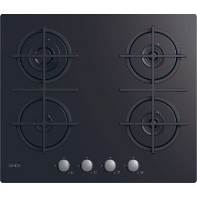Candy CDK6KB - Noir - Plaque de cuisson à gaz Candy CDK6KB - Noir - Plaque de cuisson à gaz
