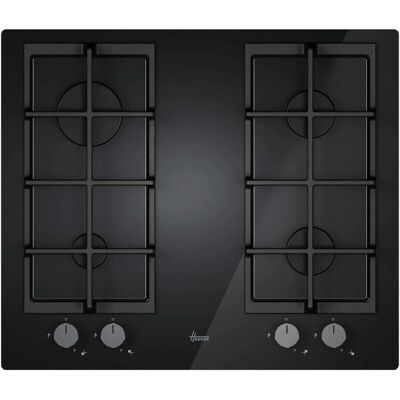 Hoover HVG6K3B - Black - Gas Hob Hoover HVG6K3B - Black - Gas Hob