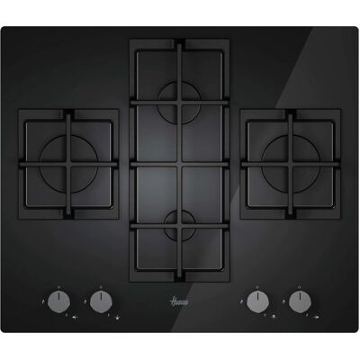 Hoover HVG6DK3B - Black - Gas Hob Hoover HVG6DK3B - Black - Gas Hob