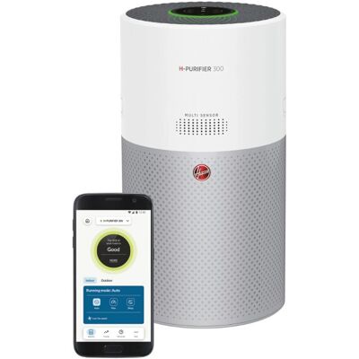 Hoover H-Purifier 300 - Silver / White - Air Purifier Hoover H-Purifier 300 - Silver / White - Air Purifier