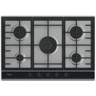 Haier HAHG7W5XH - Acciaio inossidabile - Piano a gas Haier HAHG7W5XH - Acciaio inossidabile - Piano a gas