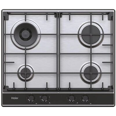 Haier HAHG6BR4S2X - Stainless Steel - Gas Hob Haier HAHG6BR4S2X - Stainless Steel - Gas Hob