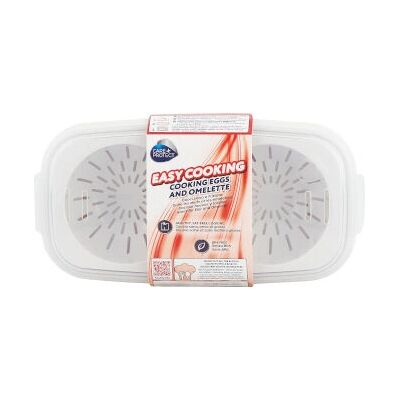 Care + Protect CMEOC8004 - Poêle à œufs, double, blanc - Publicité Care + Protect CMEOC8004 - Poêle à œufs, double, blanc - Publicité
