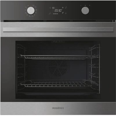 Rosières RO6H5TB3YTX - Noir, Inox - Four électrique - Publicité Rosières RO6H5TB3YTX - Noir, Inox - Four électrique - Publicité