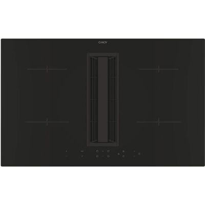 Candy CIH8I4CF - Preto - Placa de indução com exaustor integrado Candy CIH8I4CF - Preto - Placa de indução com exaustor integrado