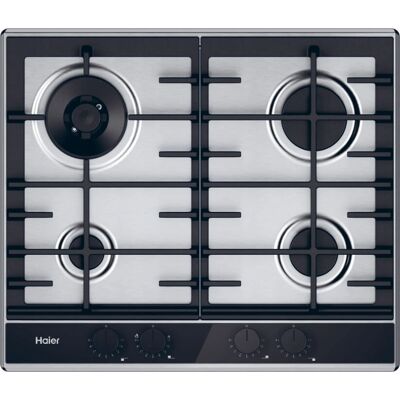 Haier HAHG6BR4TX - Acciaio inox - Piano cottura a gas Haier HAHG6BR4TX - Acciaio inox - Piano cottura a gas