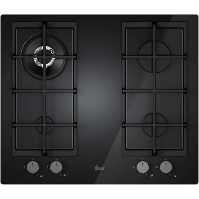 Hoover H-HOB 300 GAS HVG6BR4C3B - Nero - Piastra a gas Hoover H-HOB 300 GAS HVG6BR4C3B - Nero - Piastra a gas