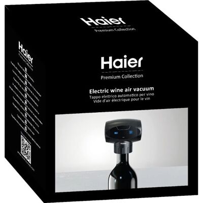 Haier HAWAES01 Černá elektrická pumpa na víno - Zařízení na uchovávání vína Haier HAWAES01 Černá elektrická pumpa na víno - Zařízení na uchovávání vína