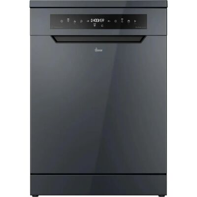 Hoover H-DISH 700 HF 4A4S3PSA-80 Graphite Dishwasher - Full Size Hoover H-DISH 700 HF 4A4S3PSA-80 Graphite Dishwasher - Full Size