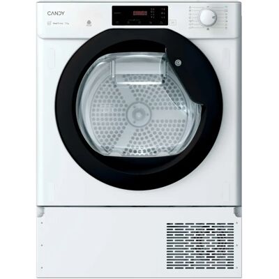 Candy Smart BCTD1 H7A1TBE-80 Built-in Front-load 7kg White Dryer - Appliance Candy Smart BCTD1 H7A1TBE-80 Built-in Front-load 7kg White Dryer - Appliance