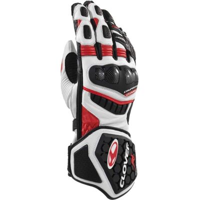 Clover - RS-9 - Bianco Rosso - Guanti da Corsa Clover - RS-9 - Bianco Rosso - Guanti da Corsa