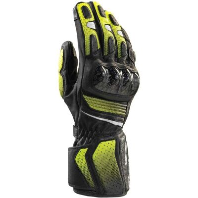 Guanti Sportivi in Pelle Clover Giallo Nero - Guanti Moto Guanti Sportivi in Pelle Clover Giallo Nero - Guanti Moto