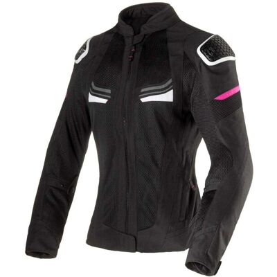 Clover AIRJET 6 LADY - Perforata - Nero/Fucsia - Taglia S - Jacket Clover AIRJET 6 LADY - Perforata - Nero/Fucsia - Taglia S - Jacket
