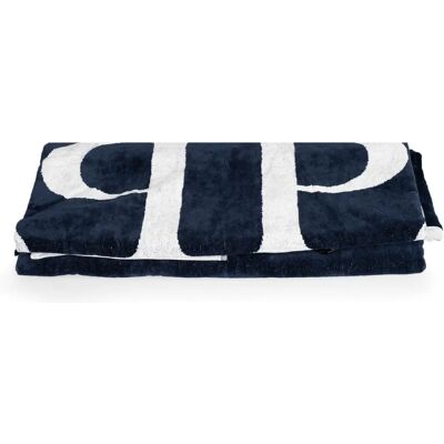 Philipp Plein Schwarzes Unisex Strandtuch - Handtuch Philipp Plein Schwarzes Unisex Strandtuch - Handtuch