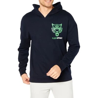 Bluza z kapturem Plein Sport granatowa Bluza z kapturem Plein Sport granatowa