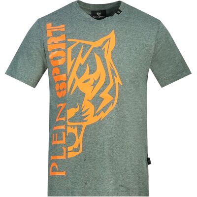 Plein Sport Grijs T-Shirt - Herenkleding - Normale Pasvorm Plein Sport Grijs T-Shirt - Herenkleding - Normale Pasvorm