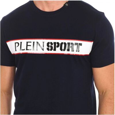 Plein Sport Tips405 Blue Slim Fit T-Shirt Plein Sport Tips405 Blue Slim Fit T-Shirt