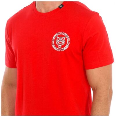 Plein Sport Red Slim Fit T-Shirt - Sportswear Plein Sport Red Slim Fit T-Shirt - Sportswear