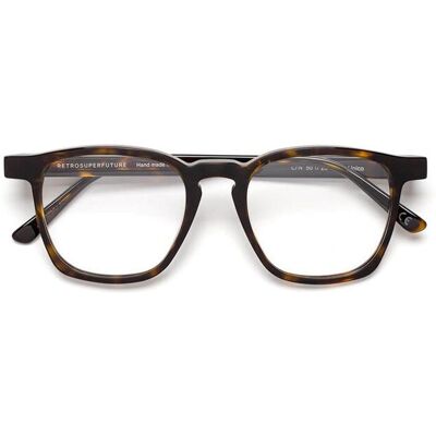 Retrosuperfuture L7N Unisex Havana Square Glasses - Eyeglasses Retrosuperfuture L7N Unisex Havana Square Glasses - Eyeglasses