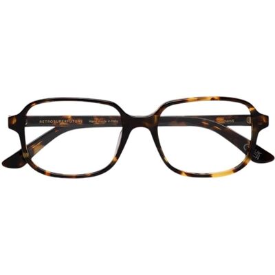 Retrosuperfuture 55L 05 Burnt Havana Eyeglasses - Squared Unisex Retrosuperfuture 55L 05 Burnt Havana Eyeglasses - Squared Unisex