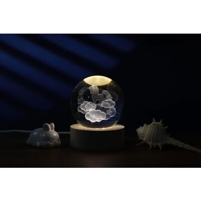 iTotal - Lampe boule de cristal petite - Licorne - Veilleuse - Publicité iTotal - Lampe boule de cristal petite - Licorne - Veilleuse - Publicité