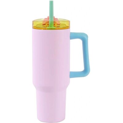 Total Juggling Mug Rose de Voyage - 1200ml Thermos - Publicité Total Juggling Mug Rose de Voyage - 1200ml Thermos - Publicité
