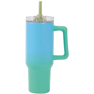 Total Juggling Reisetasse - 1200ml Farbverlauf Grün/Hellblau Total Juggling Reisetasse - 1200ml Farbverlauf Grün/Hellblau
