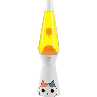 Total Juggling Lampe à lave - Chat orange - 36cm - Effet sensoriel - Publicité Total Juggling Lampe à lave - Chat orange - 36cm - Effet sensoriel - Publicité