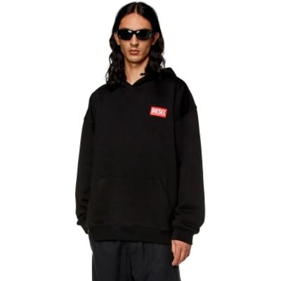 Felpa oversize Diesel S-Nlabel-Hood-L1 Felpa oversize Diesel S-Nlabel-Hood-L1