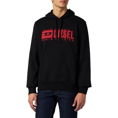 Felpa Diesel S-Ginn-Hood-L5 - Nera - Uomo Felpa Diesel S-Ginn-Hood-L5 - Nera - Uomo