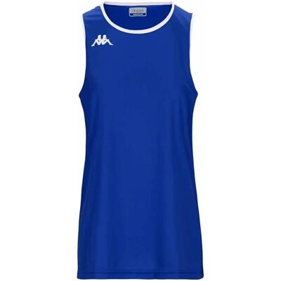 Camiseta sem mangas azul KAPPA Danca para Homens - Roupas esportivas Camiseta sem mangas azul KAPPA Danca para Homens - Roupas esportivas