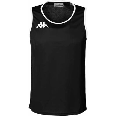 Camiseta sem mangas preta Kappa Danca - Roupa desportiva Camiseta sem mangas preta Kappa Danca - Roupa desportiva