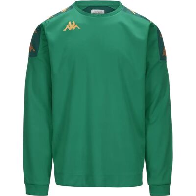 Kappa Gaverno Grön Slim Fit Fleece Tröja - Fleece Jumper Kappa Gaverno Grön Slim Fit Fleece Tröja - Fleece Jumper