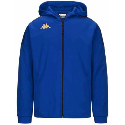 Moletom Grevolo com capuz - Azul - Zíper completo - Crianças 10Y Moletom Grevolo com capuz - Azul - Zíper completo - Crianças 10Y