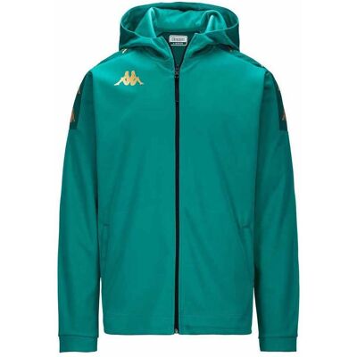 Moletom Grevolo Kappa com capuz - Zíper completo, Slim fit, Outono/Inverno Moletom Grevolo Kappa com capuz - Zíper completo, Slim fit, Outono/Inverno