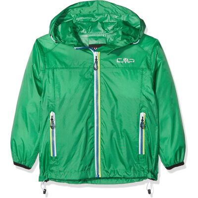 CMP Boy Fix Hood Windproof Jacket - Rainproof, Size 128 CMP Boy Fix Hood Windproof Jacket - Rainproof, Size 128