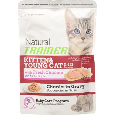 Natural Trainer Kitten & Young Pollo - Cibo per gatti Natural Trainer Kitten & Young Pollo - Cibo per gatti